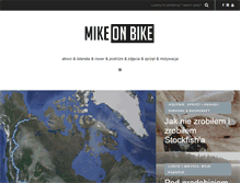 Tablet Screenshot of mikeonbike.com